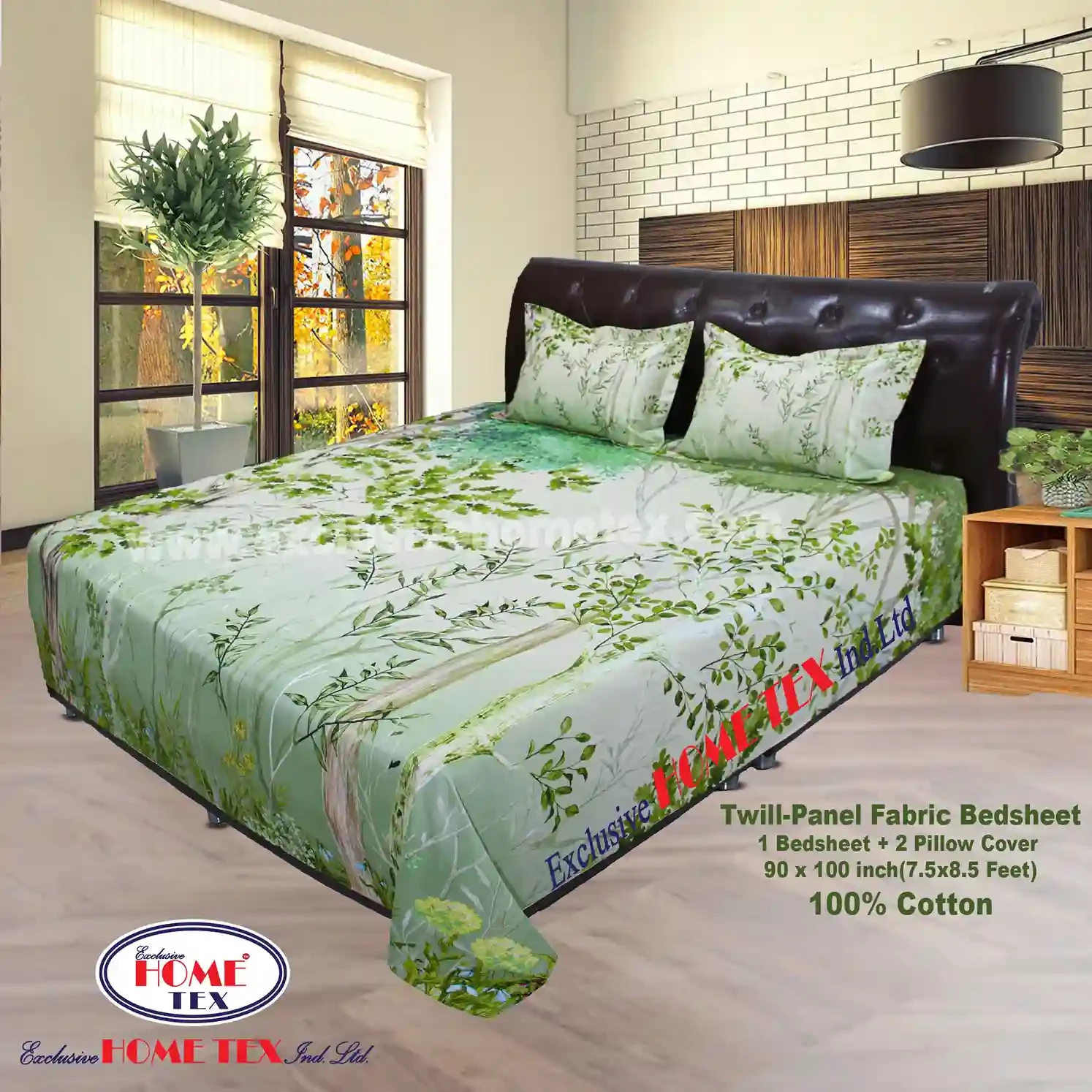 Twill-Panel Fabric Bedsheet (RTP)